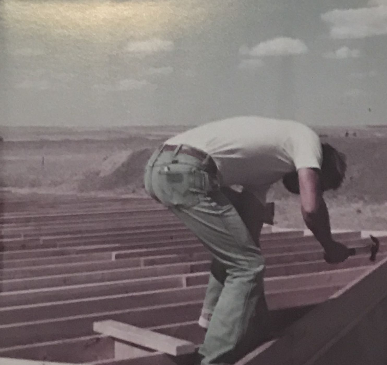 Gary Prue Working on Construction